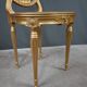 Pair of Gilded Wooden Chairs, Louis XVI style – Early 20th century