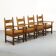 Set of four Oak armchairs 1940´s
