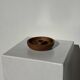 Circular teak monoxyle candle holder D12 H3