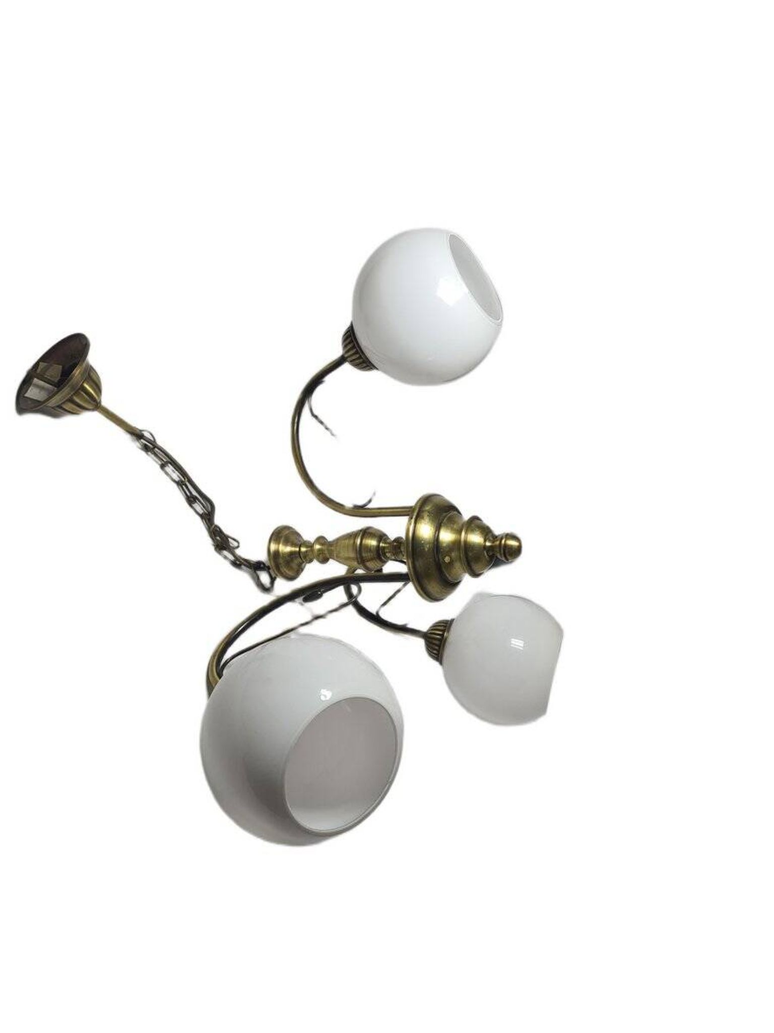 Vintage Art Nouveau chandelier, Poland, 1970s