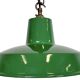 Industrial Green Enamel Factory Pendant Lamp , 1960s