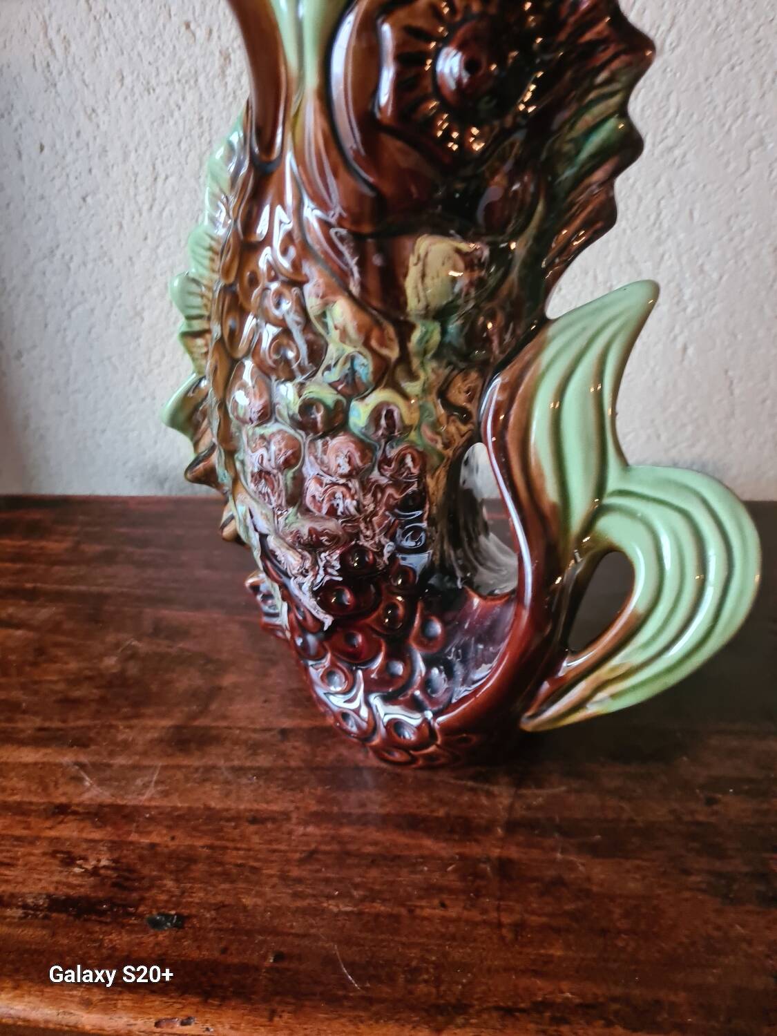 "French Majolica" Pitcher