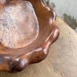 Plat en bois XL racine de thuya