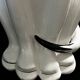 Enameled porcelain dog