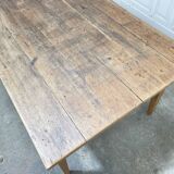 1900 oak table 216cm long