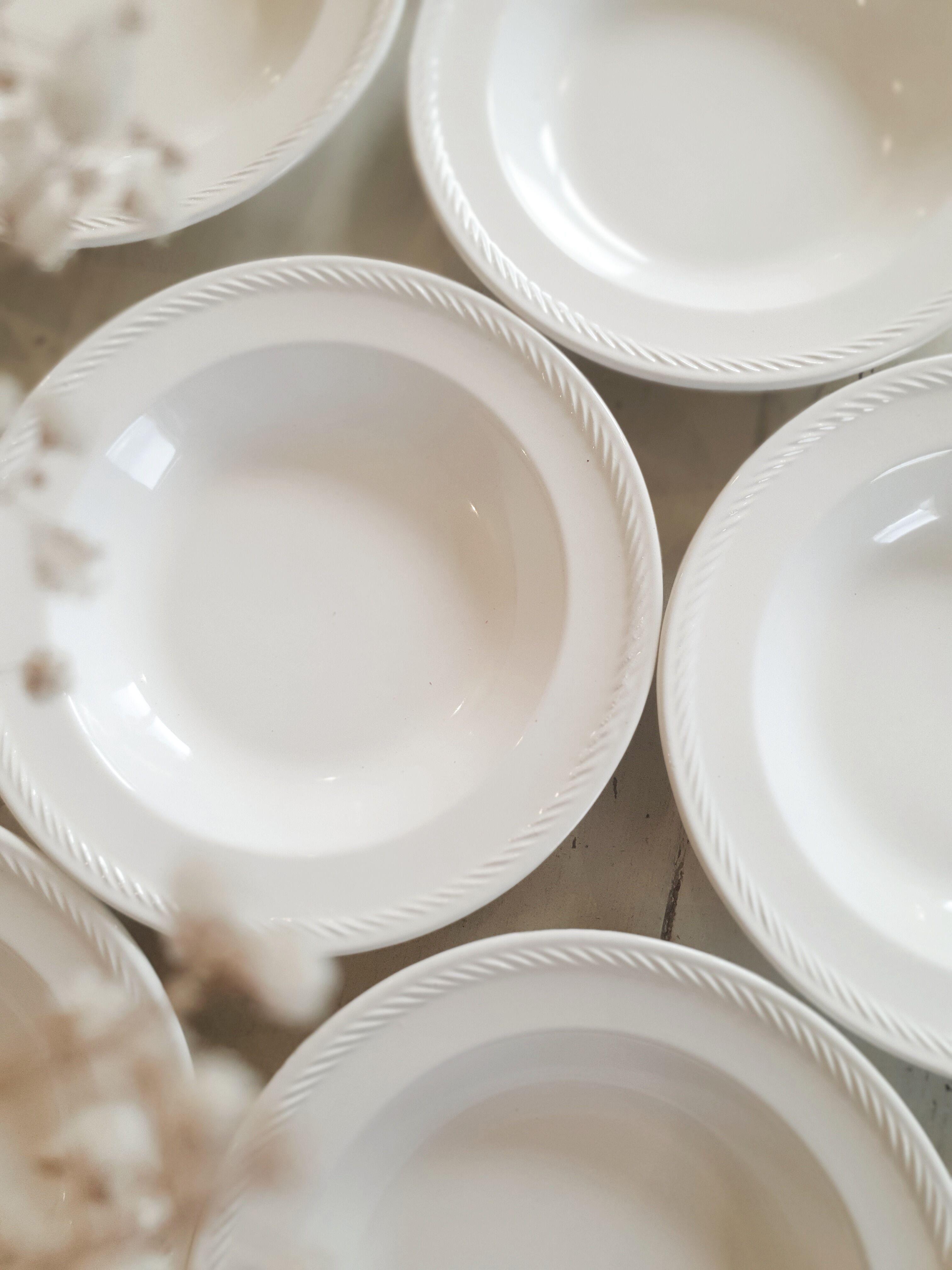 10 plates in Haute-Provence earthenware