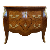 Louis XV chest of drawers in rosewood
