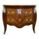 Louis XV chest of drawers in rosewood