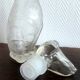 Dachshund dog carafe, Empoli glass, Italy 1960