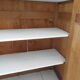 Vintage Parisian wardrobe 2 doors raw wood
