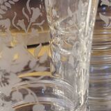 50's engraved glasses