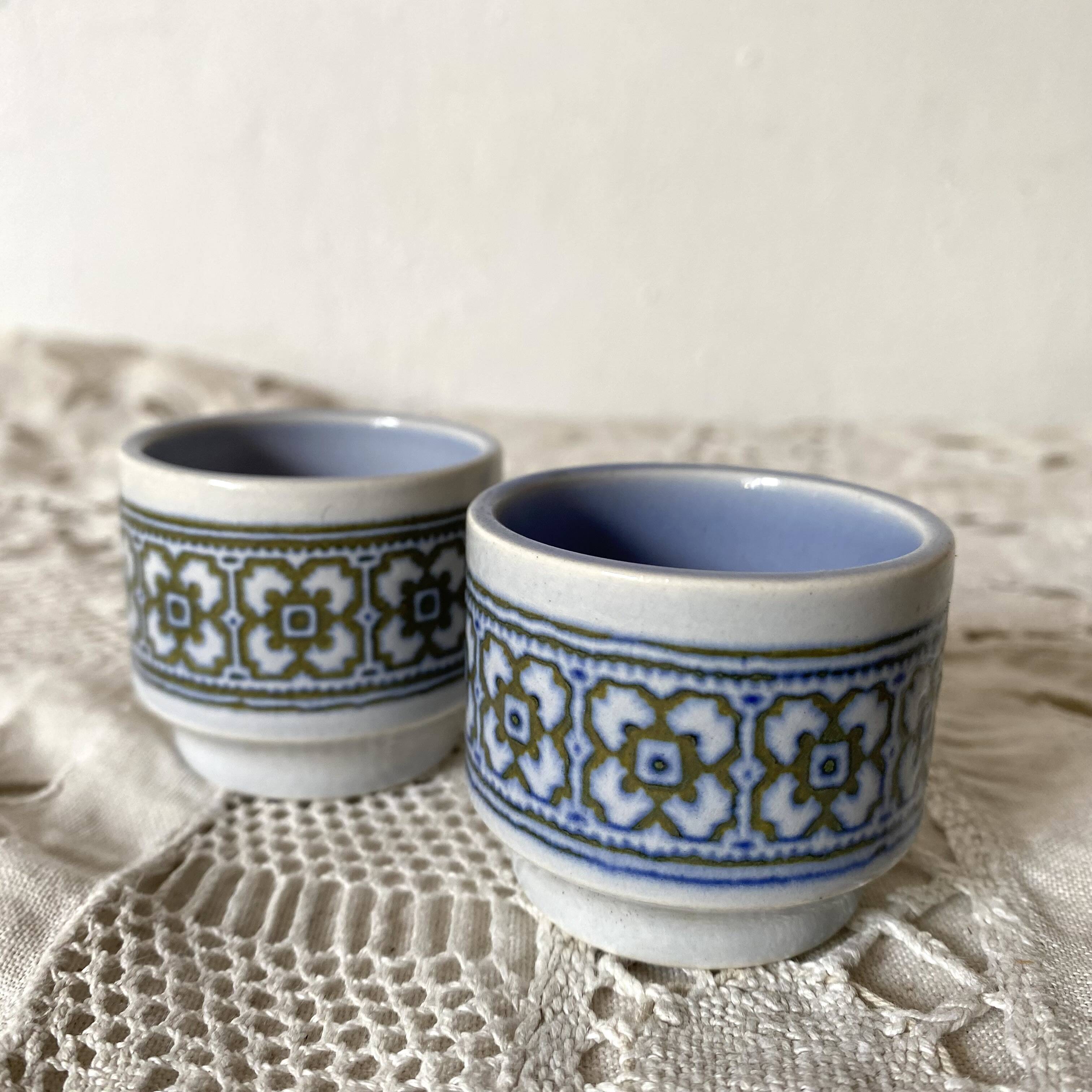 Vintage egg cups Hornsea England 1970