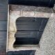 Early 19th century Louis XV style fireplace in grey Ardennes marble