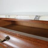 Half-moon shaped serving trolley