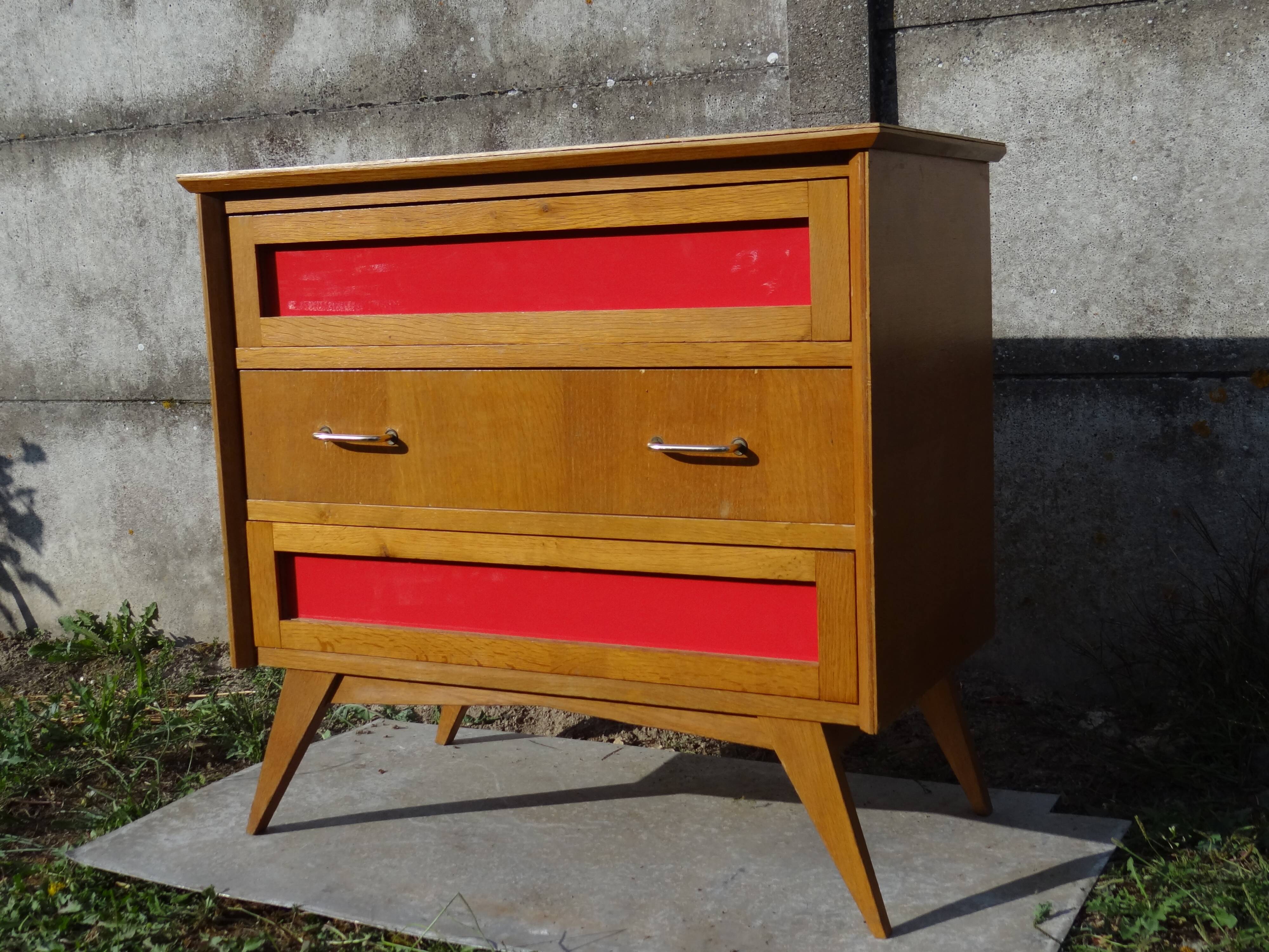Chest of drawers  1950 foot compass