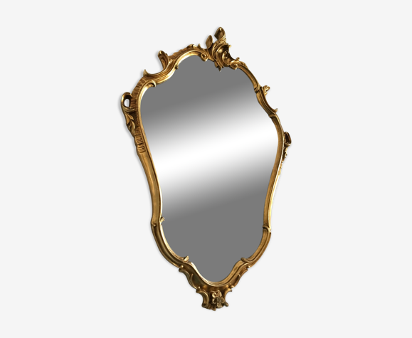 Miroir doré style baroque