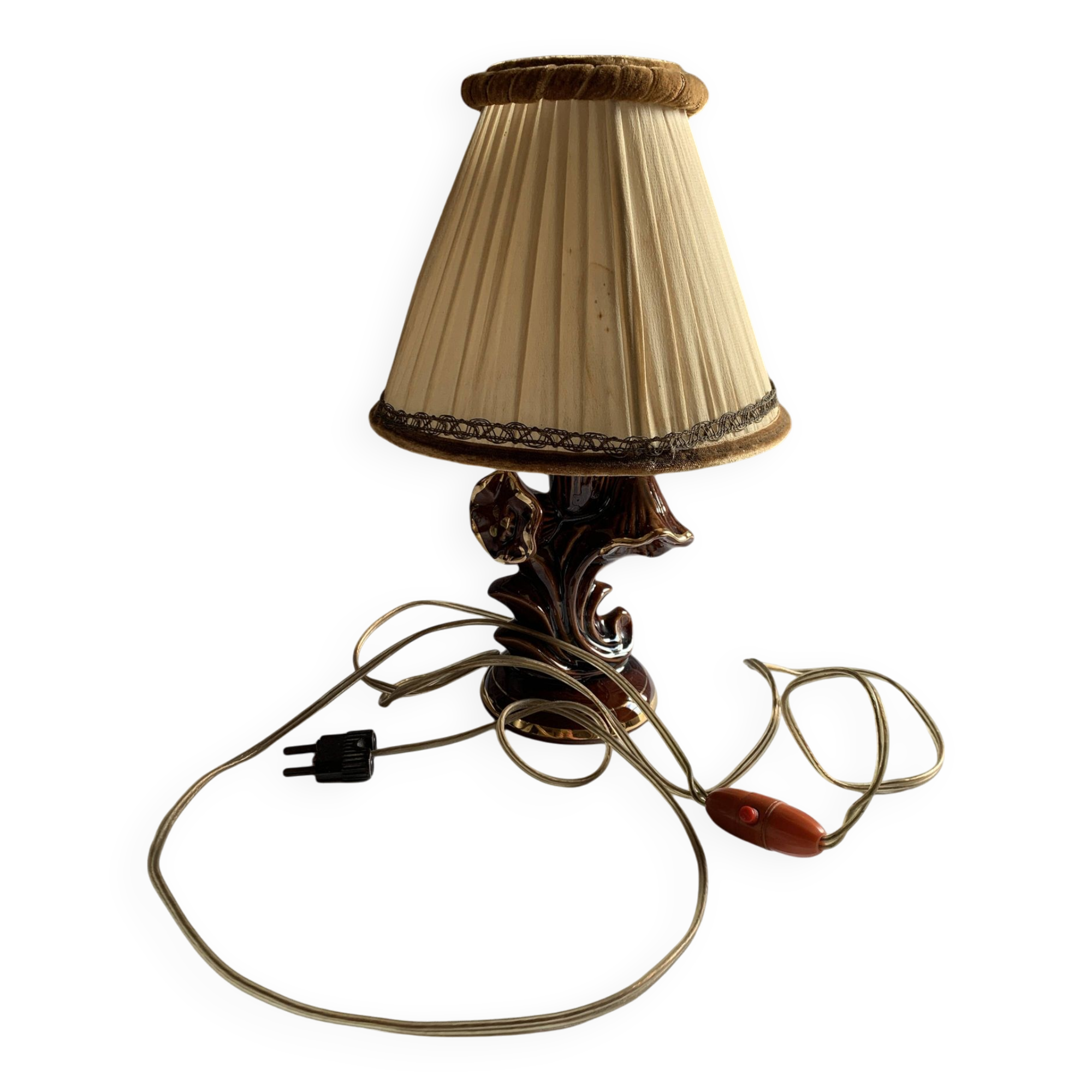ceramic lamp early 1900