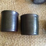 Set of 6 stoneware cups