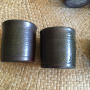 Set of 6 stoneware cups