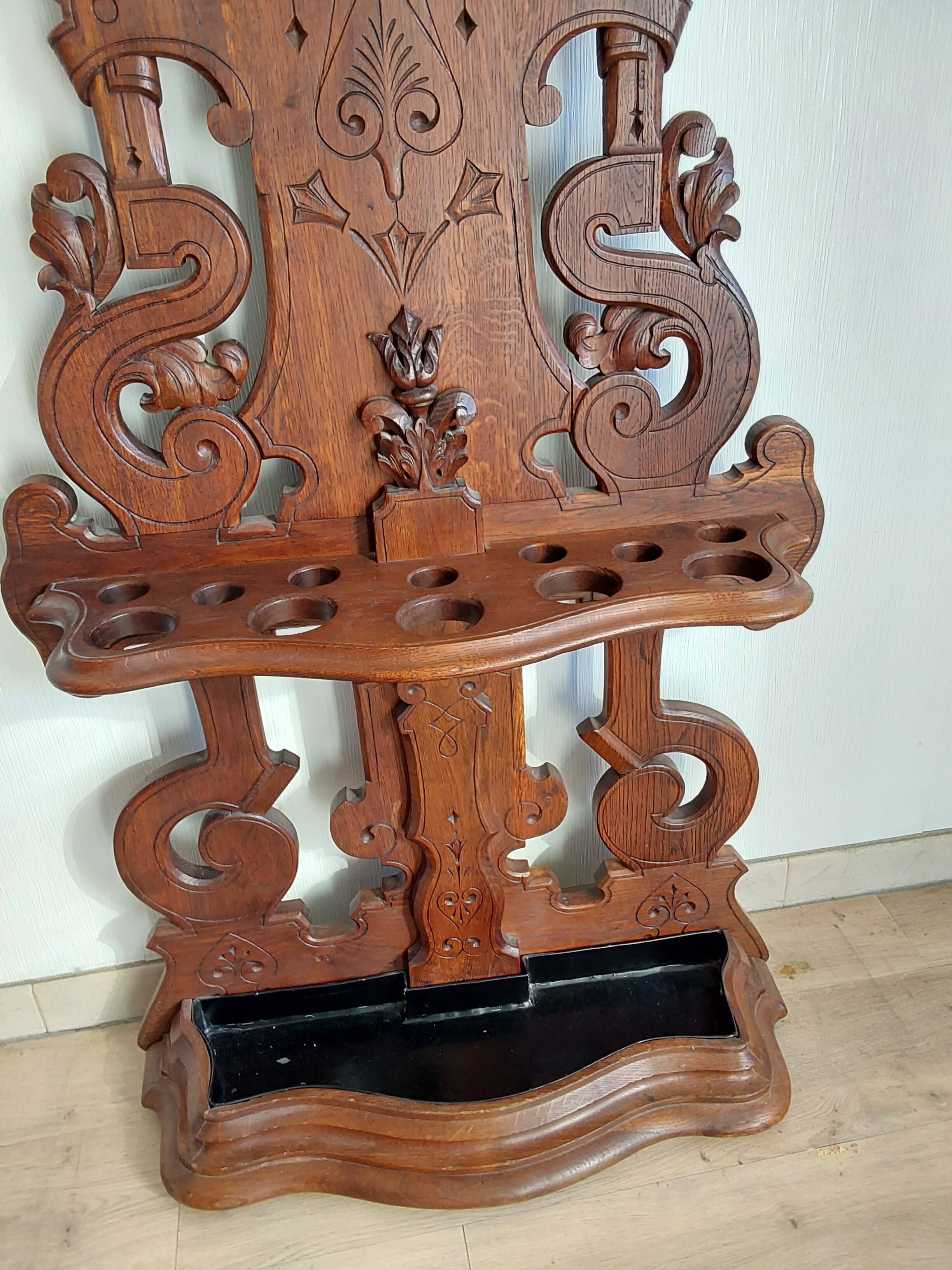 oak coat rack wardrobe