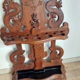 oak coat rack wardrobe