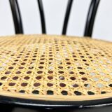 Set of 4 Bentwood and Cane Cafe Dining Chairs, 1990s
