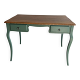 Oak desk with two drawers