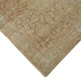 Hand-Knotted Persian One of a Kind 1970s 303 cm x 408 cm Beige Wool Carpet