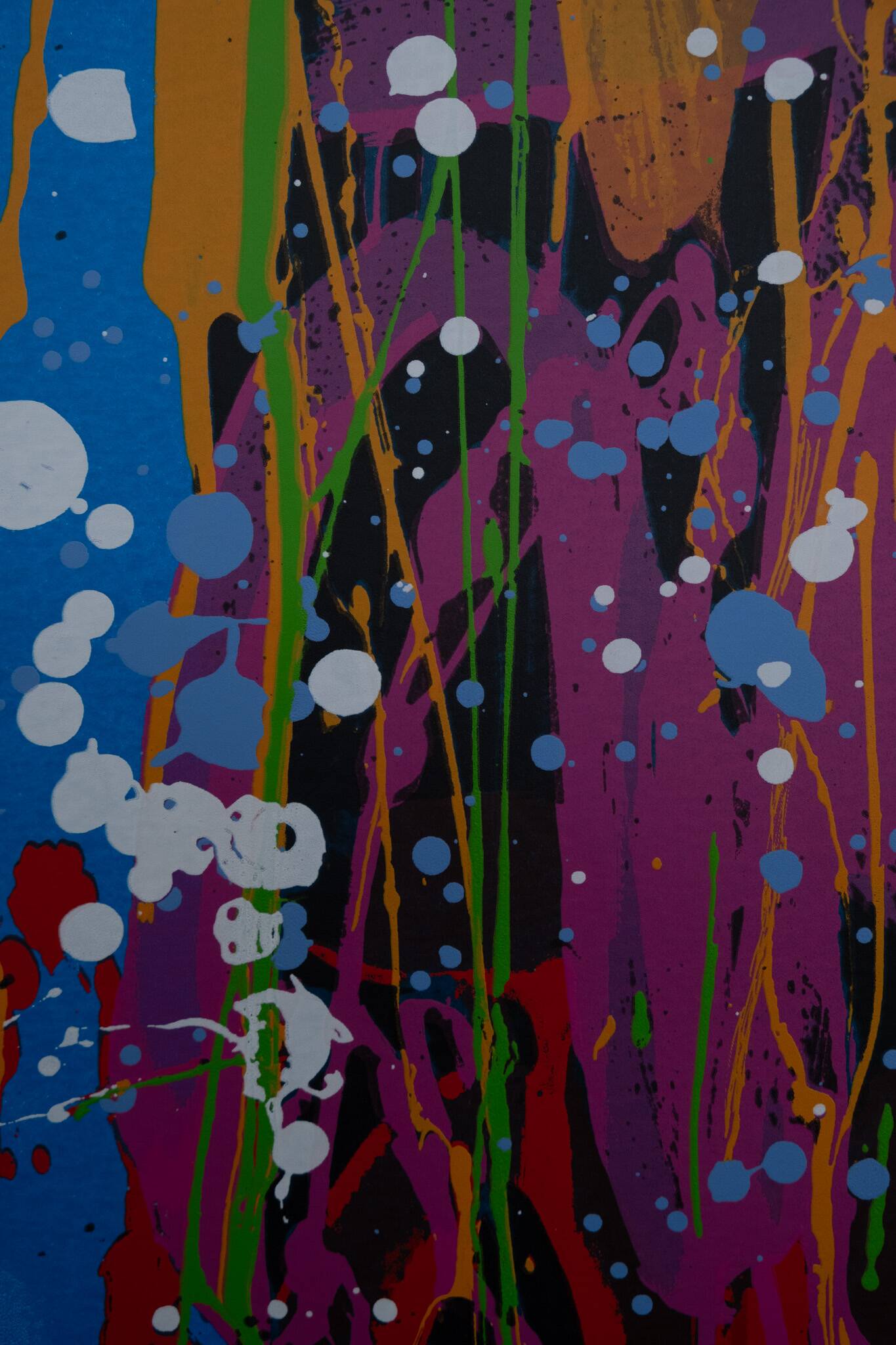 Jonone: blue ii - original signed screenprint