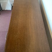 Vintage chest of drawers around 1960 - 3 drawers -Medium oak color - Compass feet -Very good condition