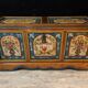 Tyrolean Wedding Chest Painted and Dated 1855