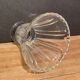 Vase on pedestal in cut crystal mid-twentieth century