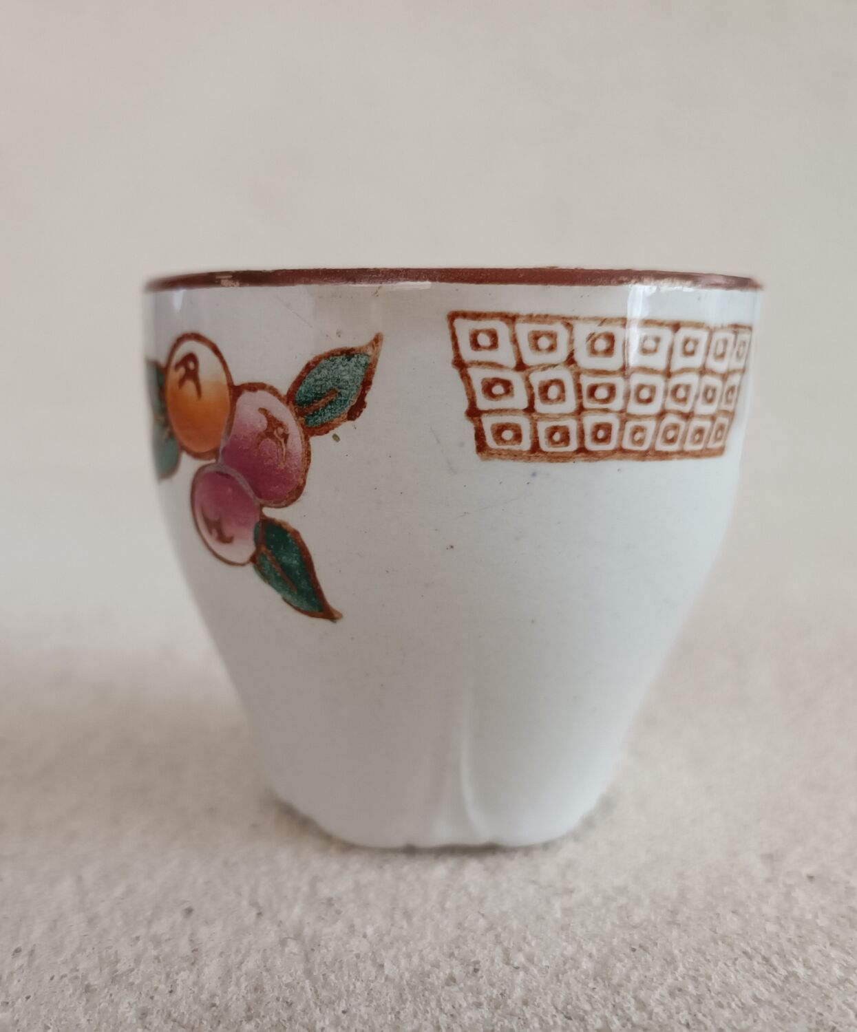 Longwy iron earth mug