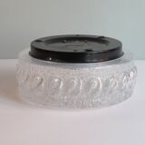 Glass ceiling light 1960 Germany