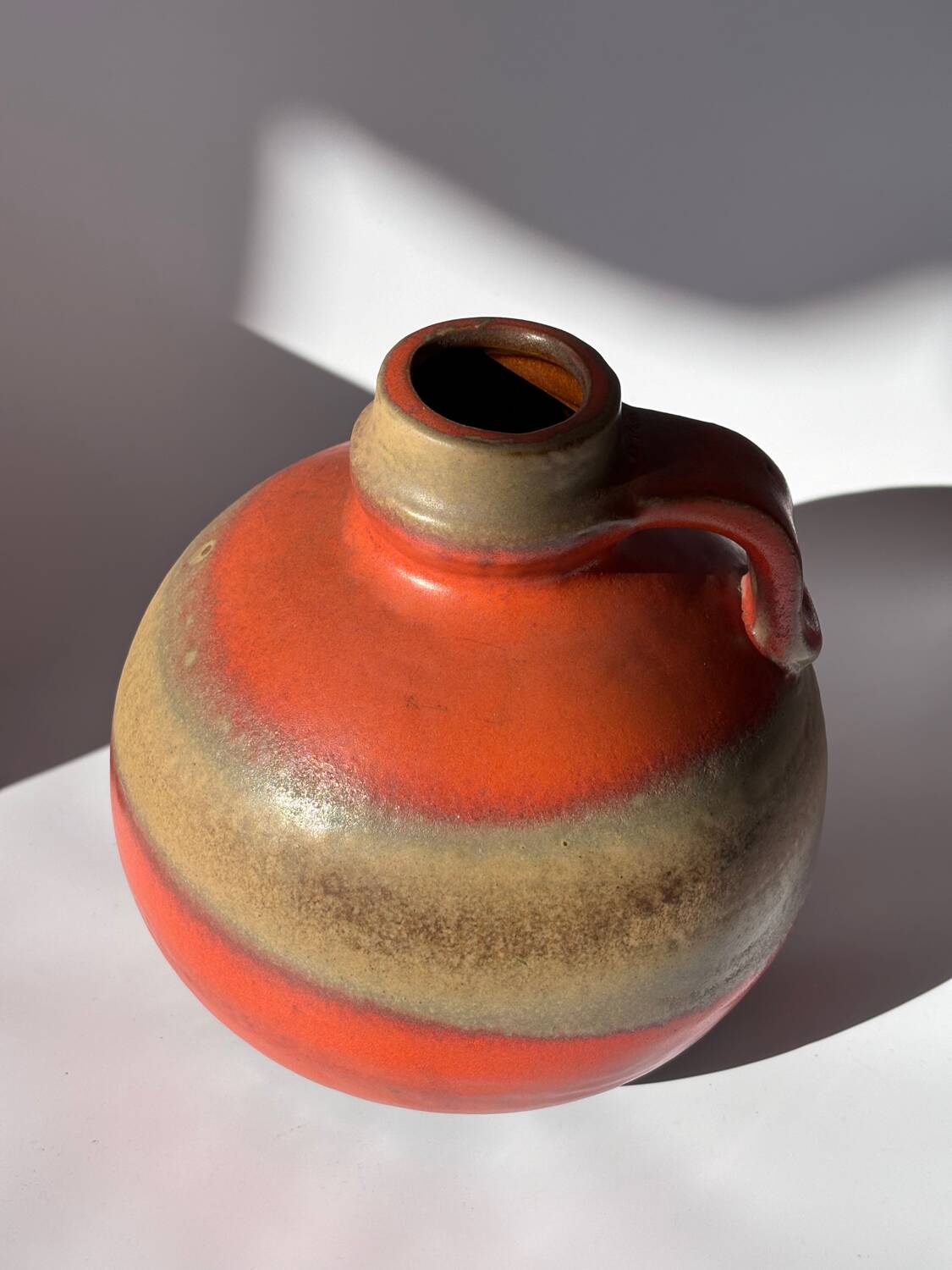 Vase en céramique vintage West Germany