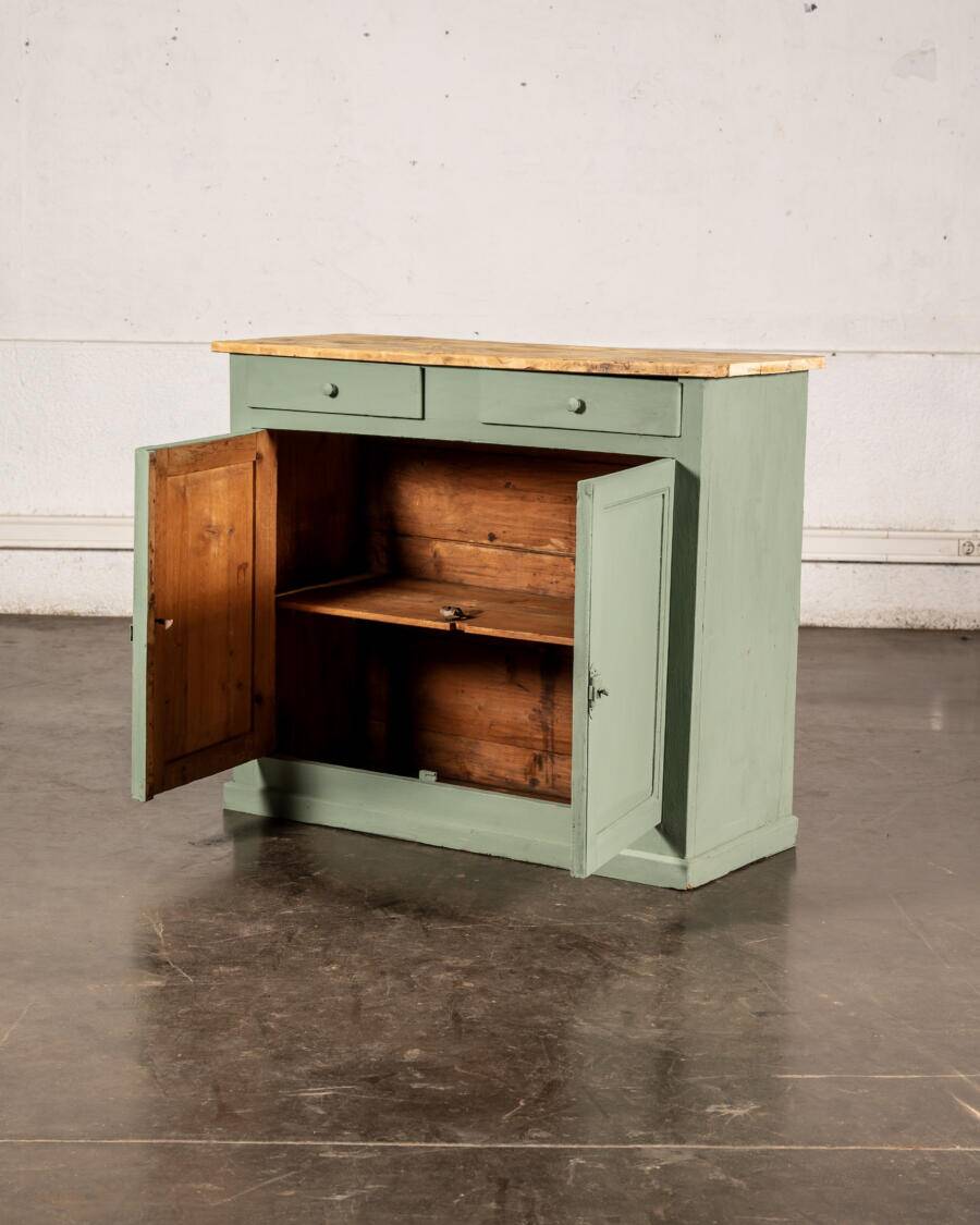 Almond green country buffet