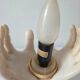 1980s wall lamp vintage ceramic and plastic wall lamp