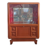 Art Deco display cabinet in walnut