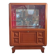 Art Deco display cabinet in walnut