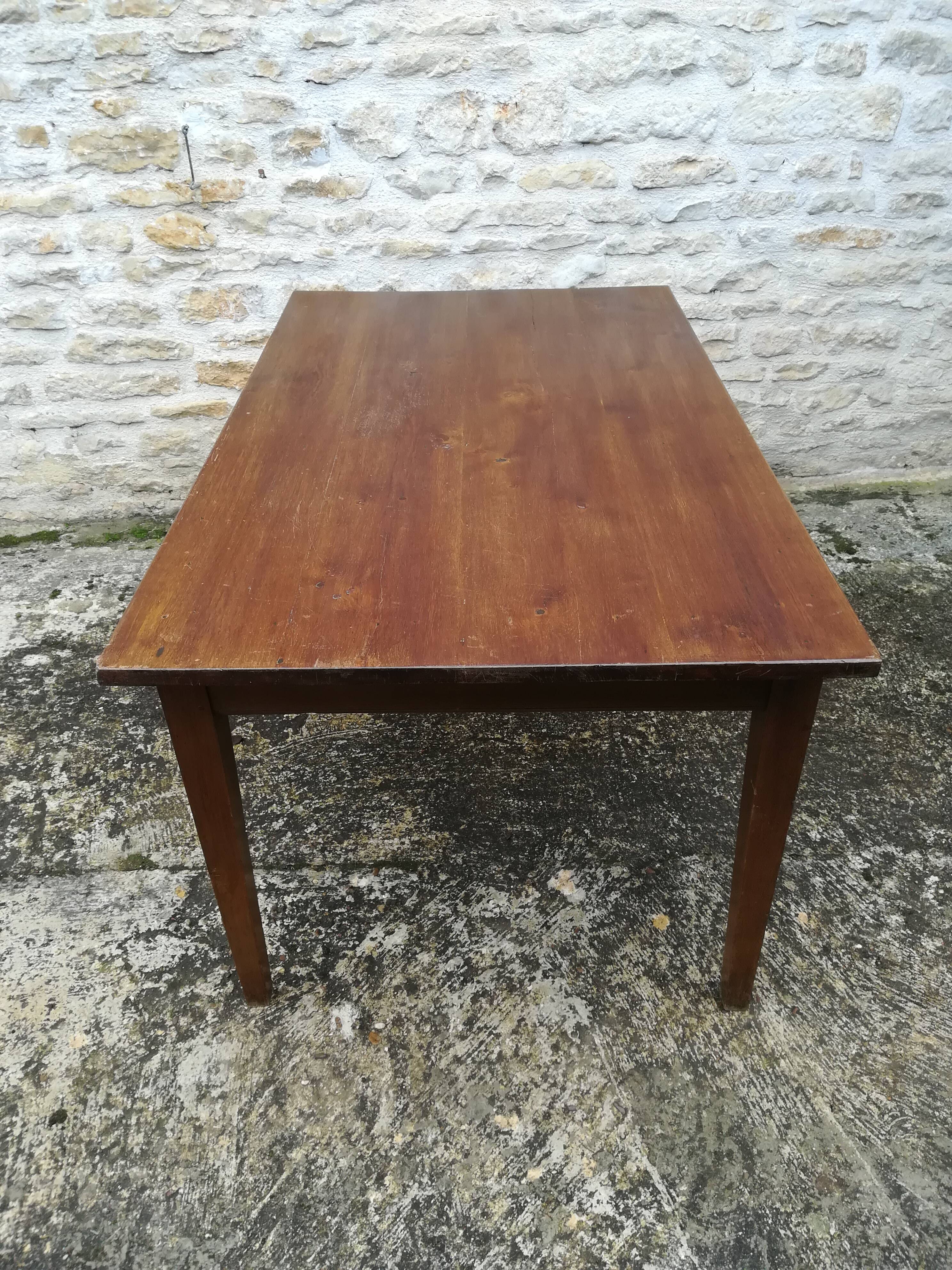 Oak farmhouse table