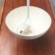 Mid-century modern style fiberglass pendant light, 1960s, set of 2.