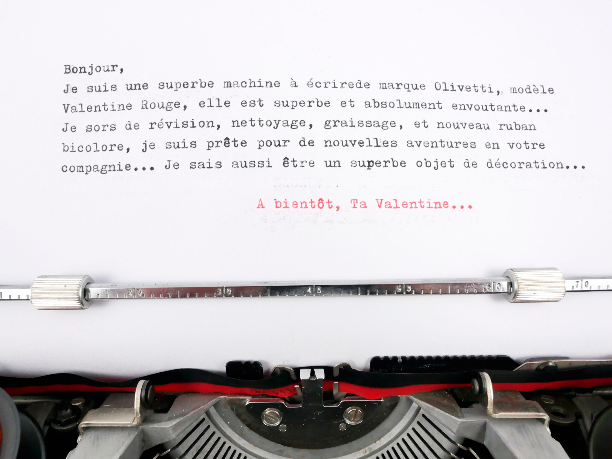 Olivetti Valentine Typewriter