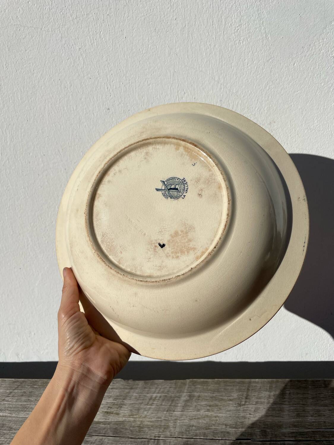 Iron earth salad bowl Moulin des loups