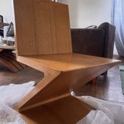 Paire de Chaises "ZIG ZAG" modèle original des années 1970