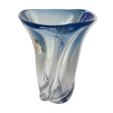 Crystal vase Val St Lambert