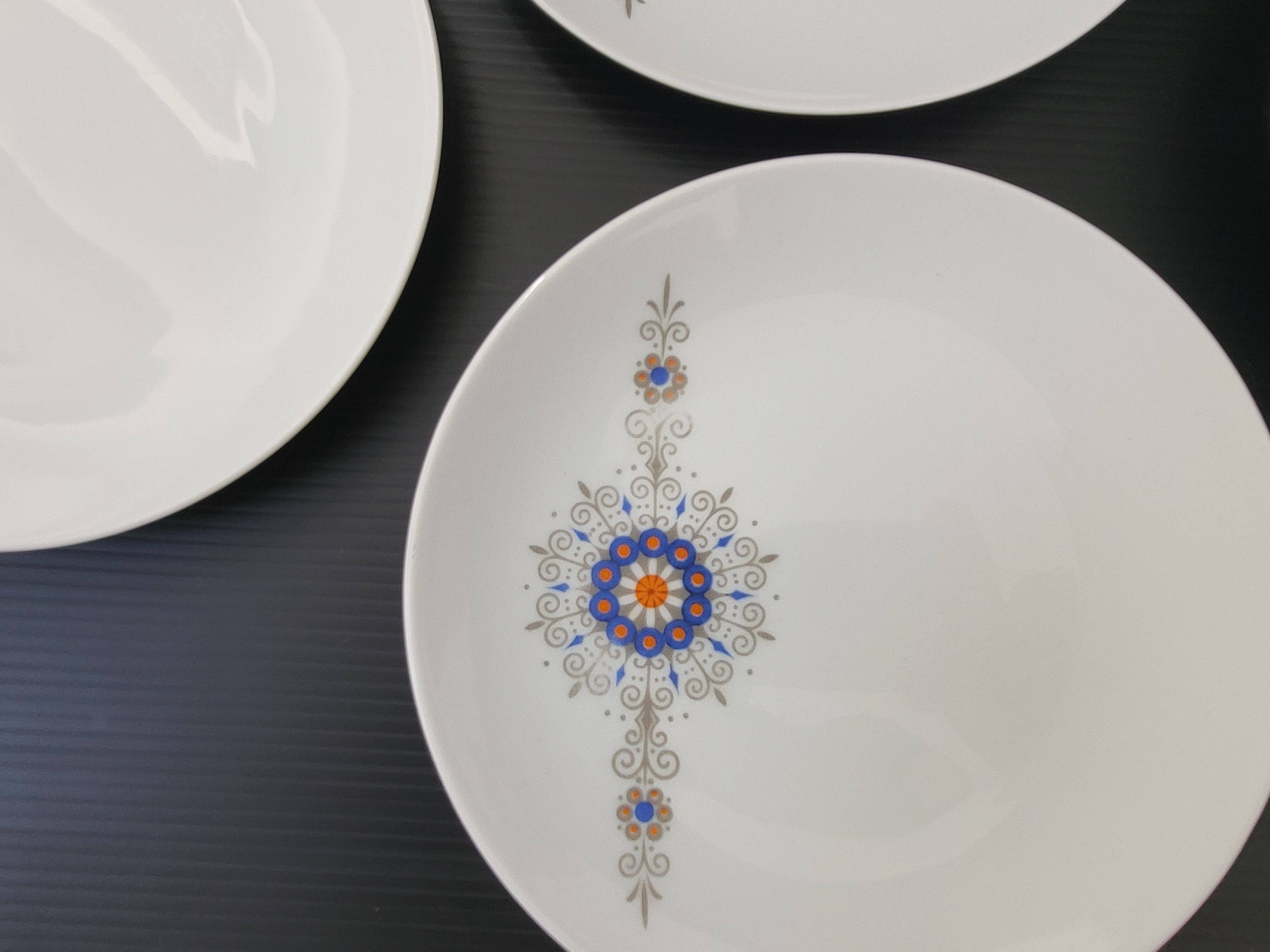 Vintage Bareuther Waldsassen dessert service 1970s