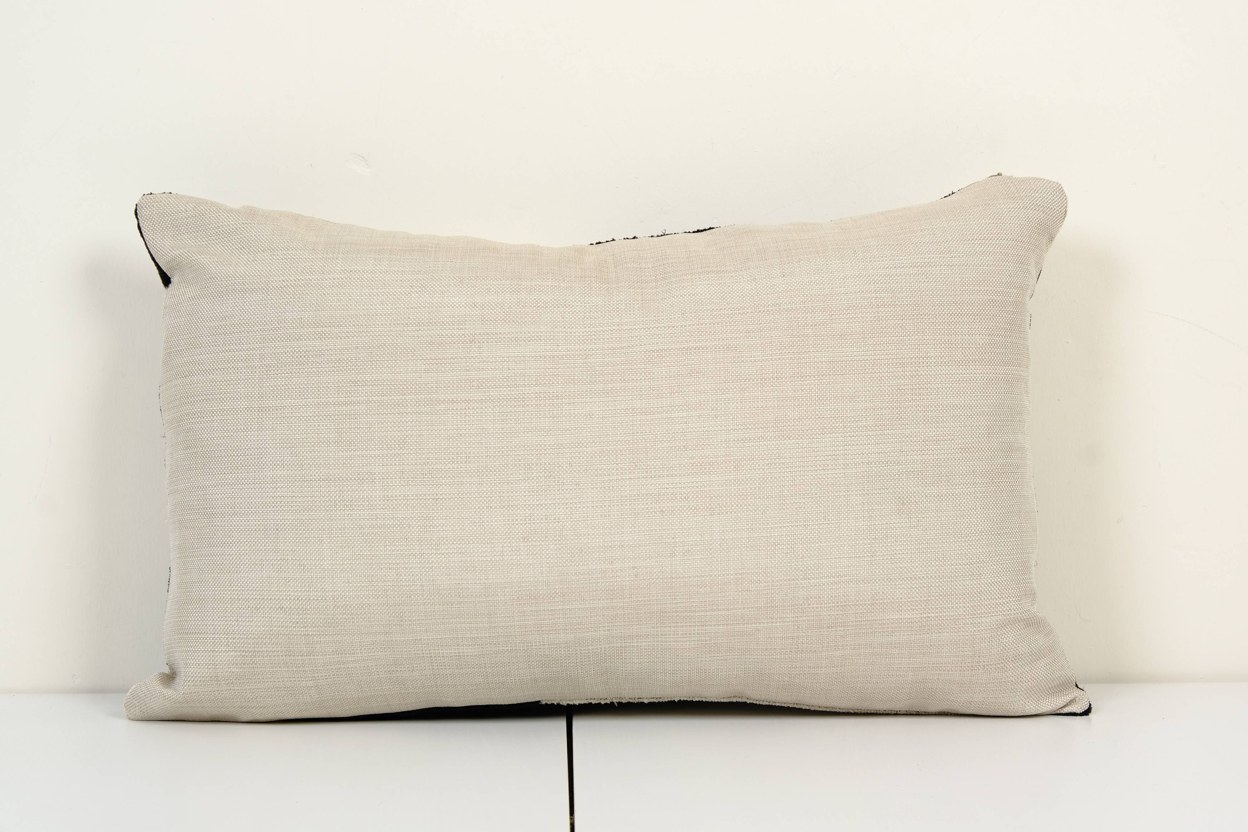 Ikat velvet pillow