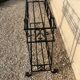 Wrought iron pot-carrying planter