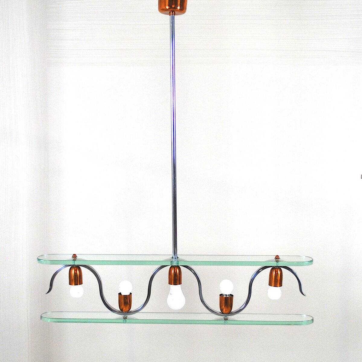 Suspension lamp, Italy, 1950s