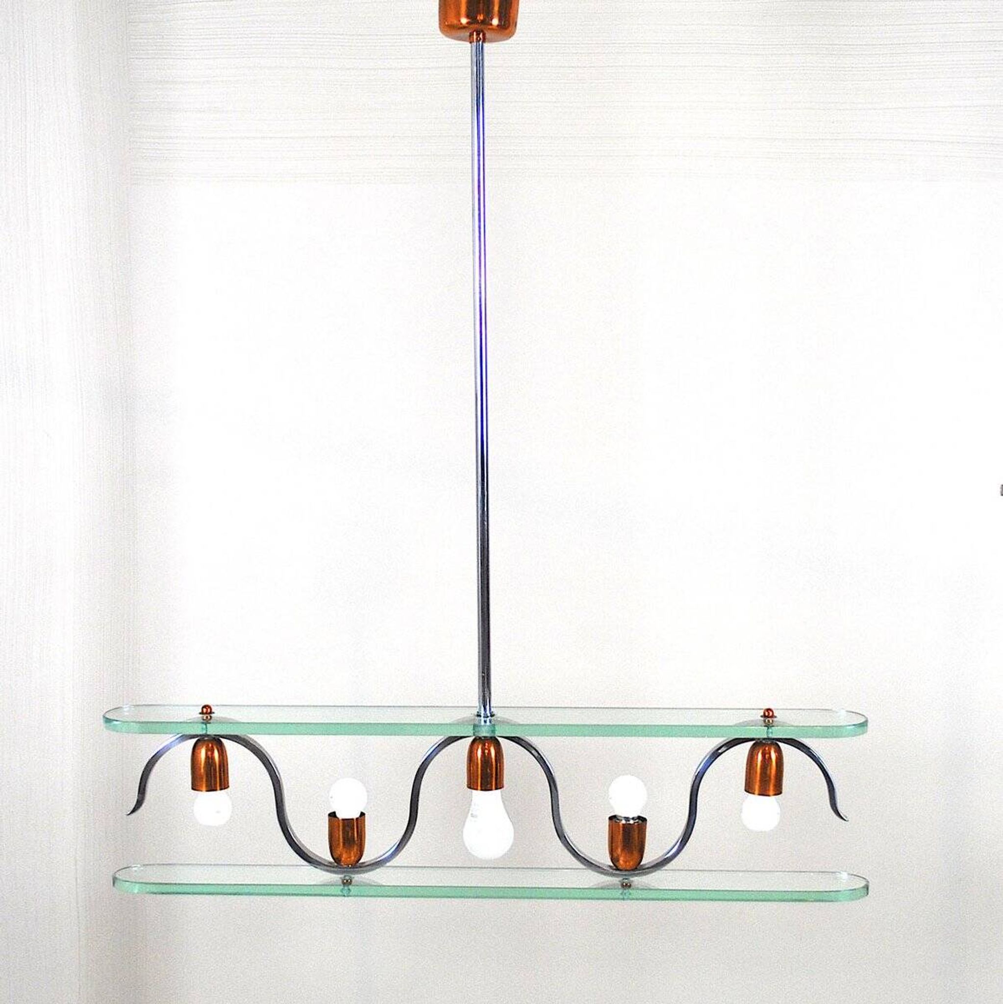 Suspension lamp, Italy, 1950s
